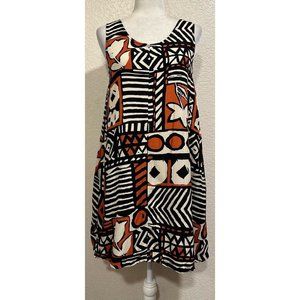 Mango Mood Vintage 90s Geometrical Art Tank Dress